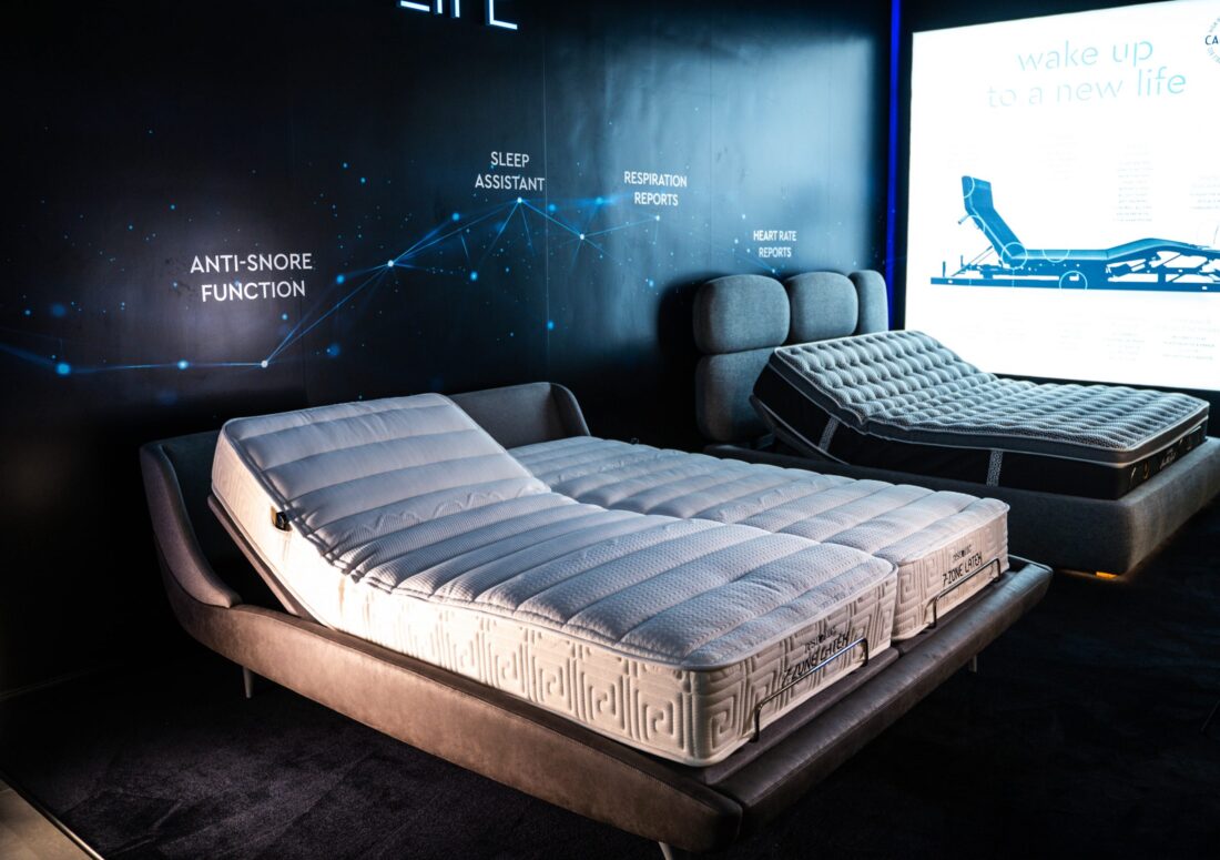 RESTONIC MIO 430S+ SMART ADJUSTABLE BED IN U.AE