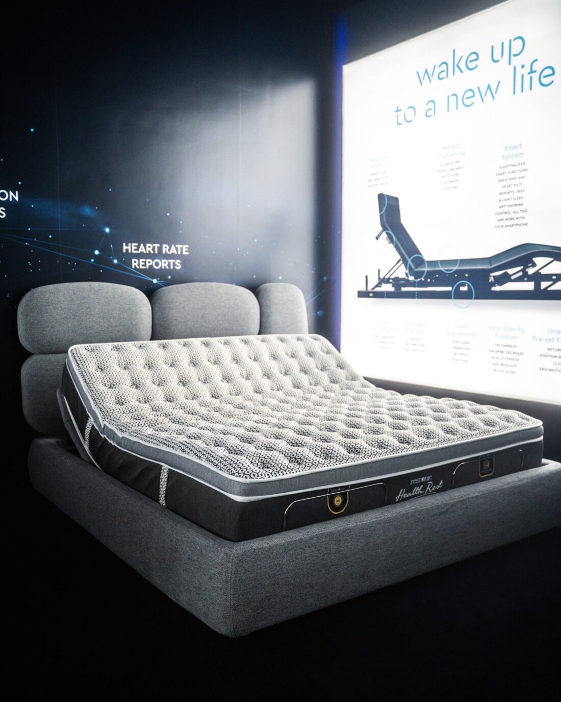 RESTONIC MIDDLE EAST QUEEN BED