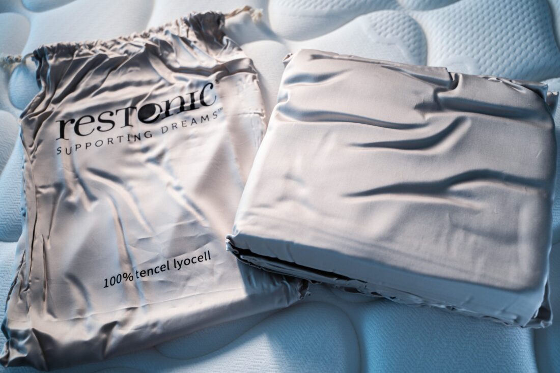 Restonic single mattress set in U.A.E